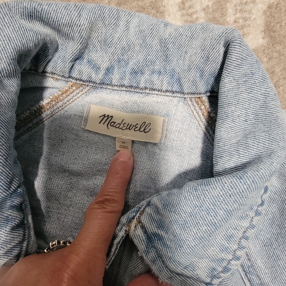 MADEWELL #MLight Blue Denim Jacket - Picture 3 of 9